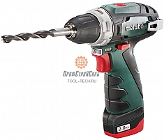 Аккумуляторный шуруповерт Metabo PowerMaxx BS