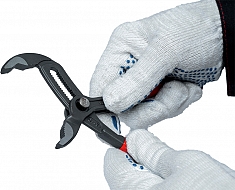 Эксплуатация клещей переставных с механизмом быстрой фиксации Voll Cobra 7 (175 мм), CrV