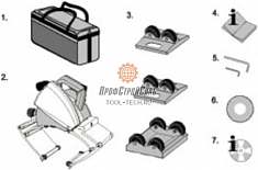 Комплектация электрического трубореза Exact PipeCut 410E System