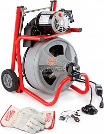 Комплектация прочистной машины барабанного типа Ridgid K-400