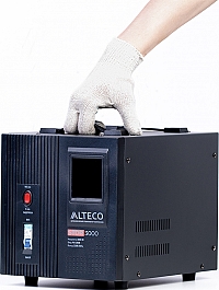 Применение автоматического стабилизатора напряжения Alteco STDR 3000